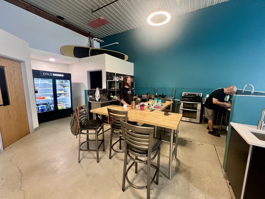 Hostel SoHa's kitchen